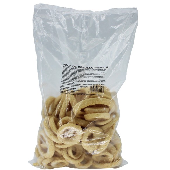Aros de Cebolla Fino Rebozado 15grs. 200uds.