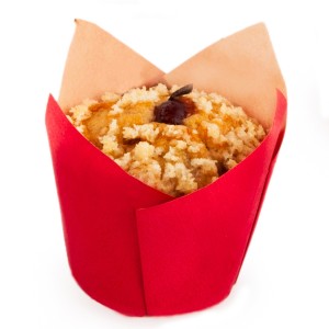 Mini Muffin Frutos Rojos Tulipa Roja 26grs. 42uds.