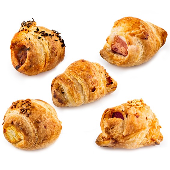 Croissant Micro Surtido Salado 15grs. 396uds. 6kgs.