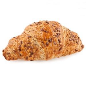 Croissant con Espelta y Multicereales 19% Mantequilla 42grs. 90uds. Fermentado.