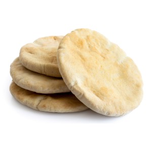 Pan de Pita Blanco Normal 80grs. 72uds. 14cm. 