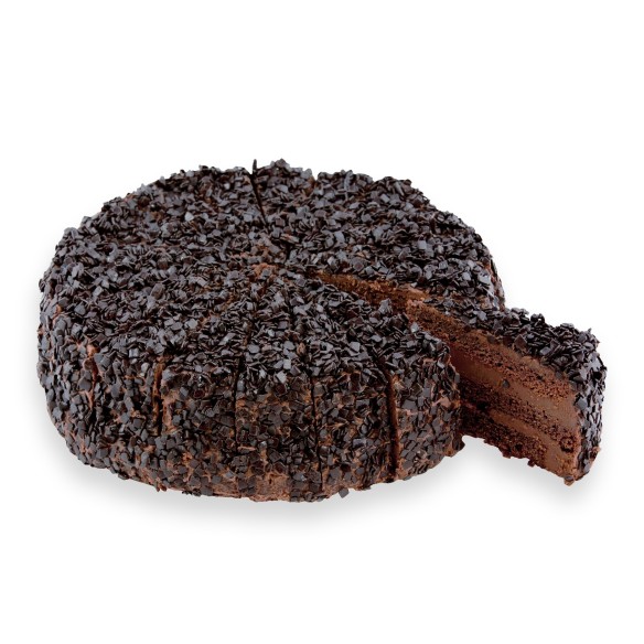Tarta Muerte por Chocolate 2.350grs. 1ud. 18 porciones. Precortado.