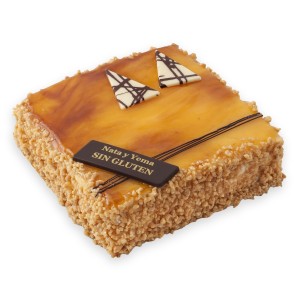 Tarta de Nata y Yema Cuadrada Gluten Free 410grs. 1ud.