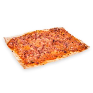 Pizza Plancha de York Bacon 36x28cm. 1.200grs. 5uds.