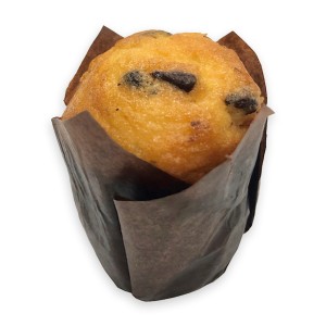 Mini Muffin de Vainilla con Chips de Chocolate 32grs. 48uds.