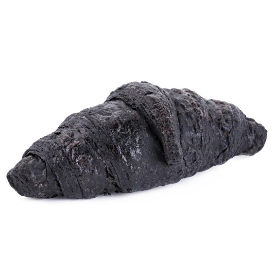 Croissant Vegano al Carbone 65grs. 45uds. Fermentado. 