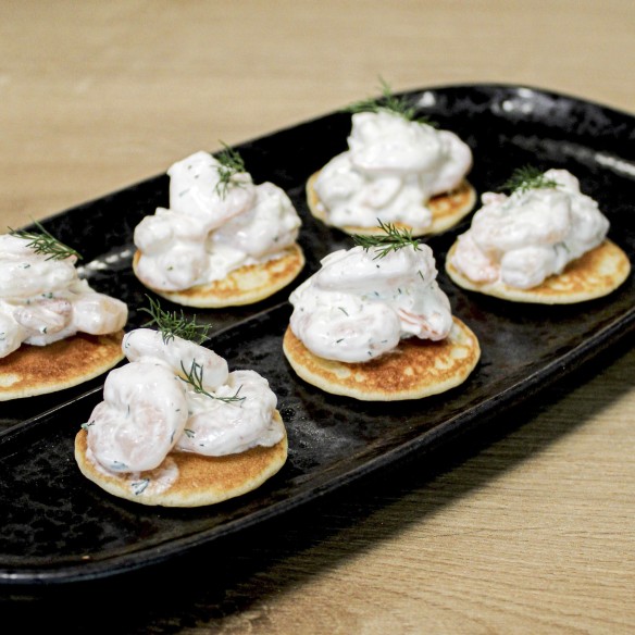 Mini Blinis de Mantequilla 4,5cm. 5grs. 240uds.