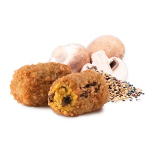 Croqueta de Quinoa Vegana 35grs. 112uds. 4kgs.