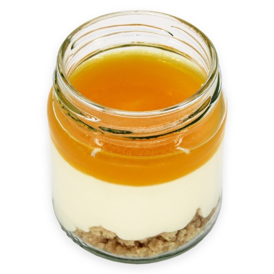 Tarro Artesano de Cheesecake con Maracuyá 115grs. 25uds.