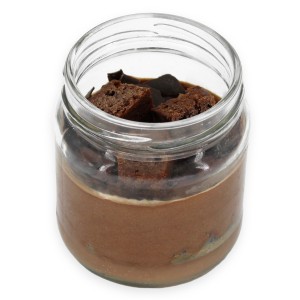 Tarro Artesano con Texturas de Chocolate 110grs. 25uds.
