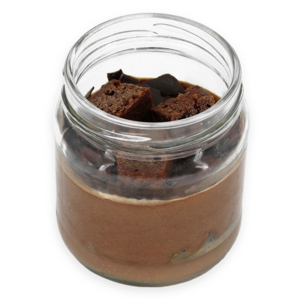 Tarro Artesano con Texturas de Chocolate 110grs. 25uds.