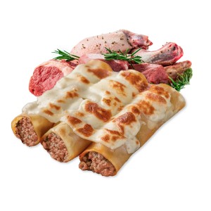 Canelón de Carne 45grs. 140uds. 7 Bolsas de 20uds.