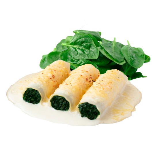 Canelón de Espinacas 45grs. 140uds. 7 Bolsas de 20uds. 