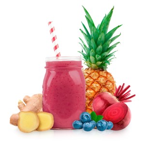 Smoothies Remolacha / Piña / Arándanos / Jengibre 150grs. 18uds.