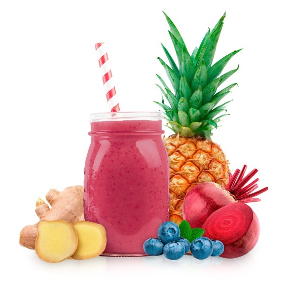 Smoothie Remolacha / Piña / Arándanos / Jengibre 150grs. 18uds.