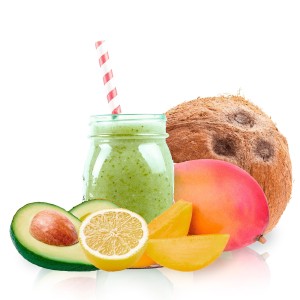 Smoothie Aguacate / Mango / Coco / Zumo Limón 150grs. 18uds.