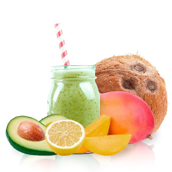 Smoothie Aguacate / Mango / Coco / Zumo Limón 150grs. 18uds.