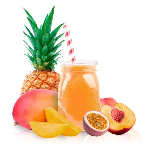 Smoothie Mango / Melocotón / Piña / Fruta de la pasión 150grs. 18uds