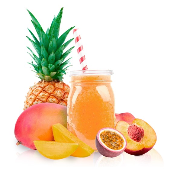 Smoothie Mango / Melocotón / Piña / Fruta de la pasión 150grs. 18uds