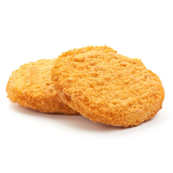 Burger de Pollo con Cornflakes 100grs. 5x10 50uds. HALAL.