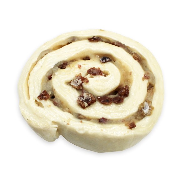 Caracola de Crema y Pasas 24% Mantequilla 110grs. 60uds. Fermentado. 