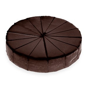 Tarta Sacher 1.400grs. 1ud. 14 porciones. Precortada.