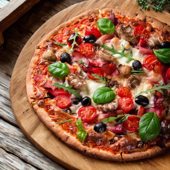 Base de Pizza Sin Tomate 50cm. 770grs. 10uds.