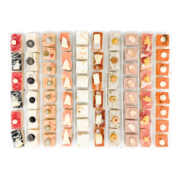Canapés Suprem con Cápsula 12grs. 68uds. 800grs.