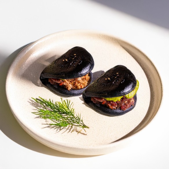 Micro Pan Bao Negro 15grs. 200ud. 4cm.