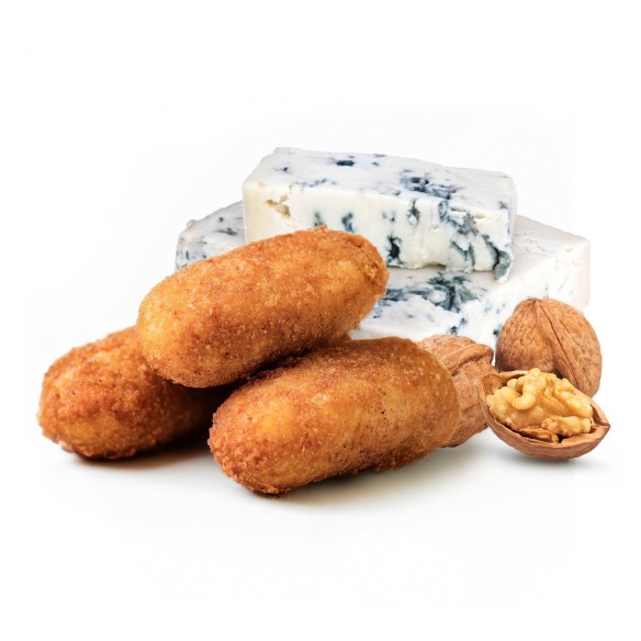 Croqueta Tradición Gorgonzola con Nueces 50grs. 60uds. 3kgs.