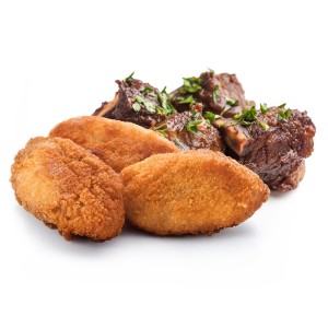 Croqueta Tradición Rabo de Toro 50grs. 60uds. 3kgs.