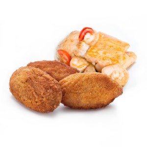 Croqueta Tradición Rape con Gambas 35grs. 85uds. 3kgs.