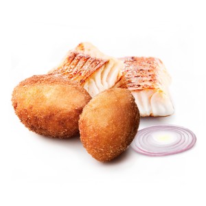 Croqueta Tradición Bacalao 35grs. 85uds. 3kgs.