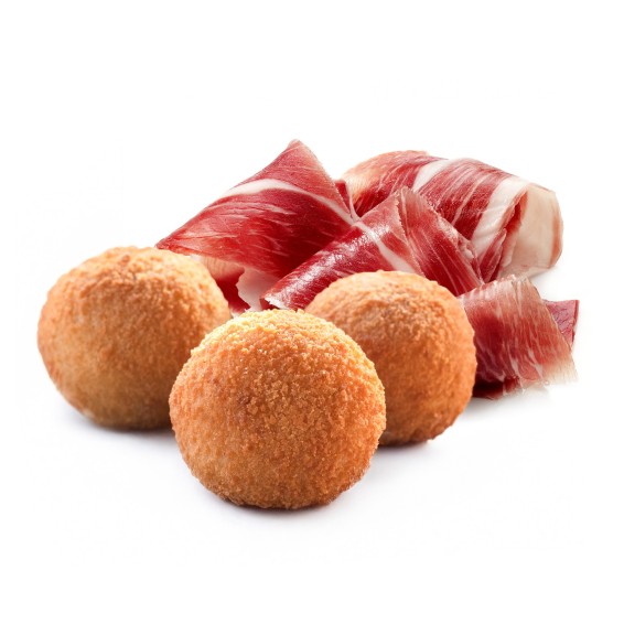 Croqueta Tradición Jamón Ibérico 10grs. 300uds. 3kgs.