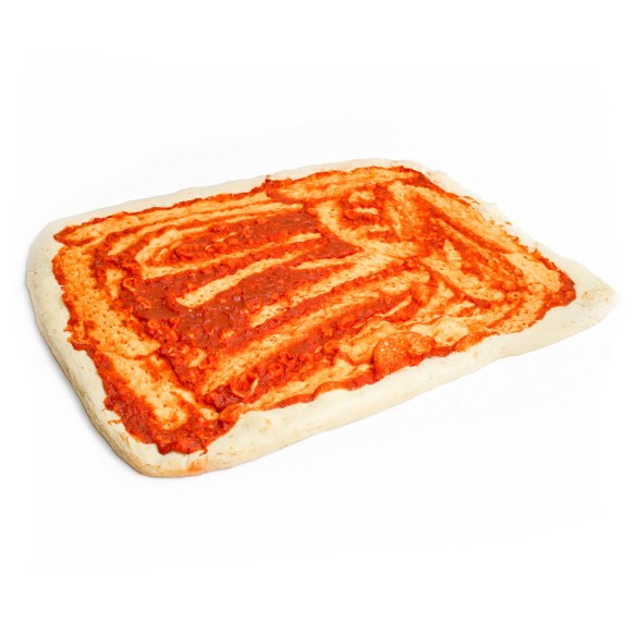 Base de Pizza Con Tomate 1100grs. 60x40cm. 8uds.
