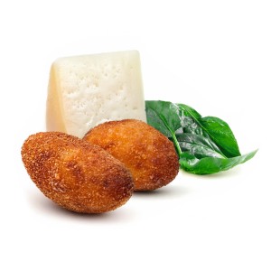 Croqueta Tradición Espinacas con Queso Idiazábal 35grs. 85uds. 3kgs.
