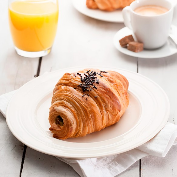Croissant Chocolate 2 Barritas 105grs. 40uds. Fermentado