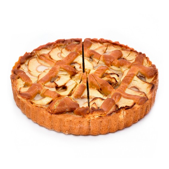 Tarta de Manzana 1.300grs. 1ud. 14 porciones. Precortada.