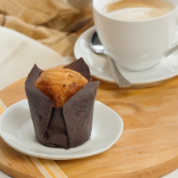 Muffin de Vainilla 95grs. 25ud. Gluten Free.