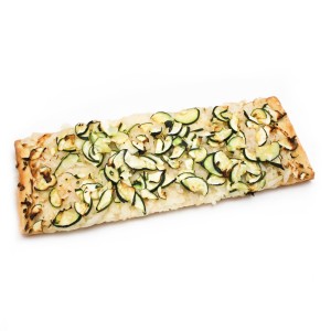 Coca de Calabacín y Cebolla 38 x14cm. 440grs. 10uds.