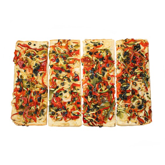 Coca de Verduras 38x14cm. 440grs. 10uds.