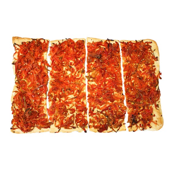 Coca de Pimiento Rojo 38x14cm. 440grs. 10uds.