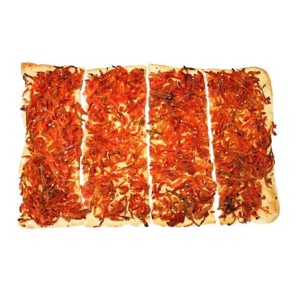 Coca de Pimiento Rojo 38x14cm. 440grs. 10uds.