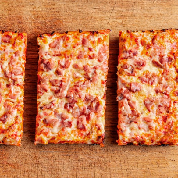 Pizza Jamón y Queso 200grs. 24uds.