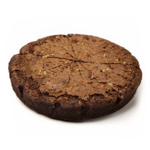 Brownie Redondo 1.600grs. 1uds. 16 porciones. Precortado.