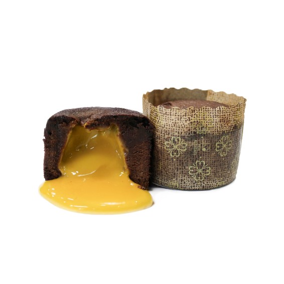 Coulant Suprem de Chocolate Negro con Mango y Maracuyá 100grs. 16uds.