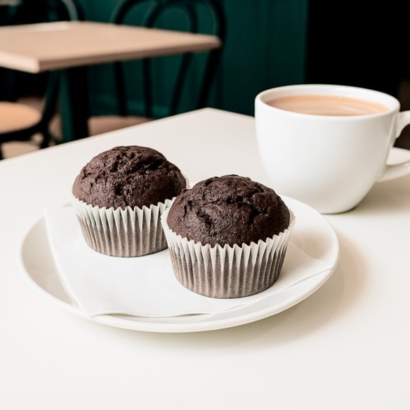Magdalena de Chocolate 43grs. 25x2ud.(50uds) Gluten Free.