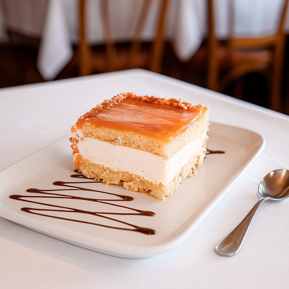 Tarta de Nata y Yema Cuadrada Gluten Free 410grs. 1ud. 