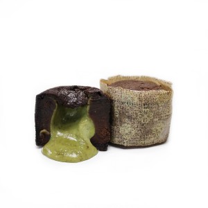 Coulant Suprem de Chocolate Negro y Pistacho 110grs. 16uds.