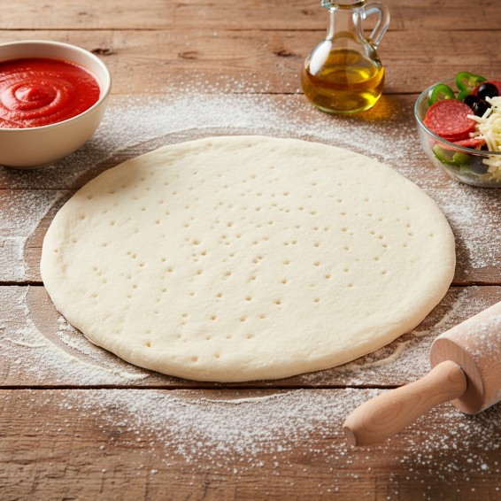 Base de Pizza 275grs. 15ud. 28cm. Gluten Free.
